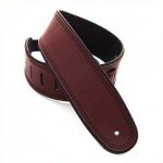 2.5 INCH ROLLED EDGE GARMENT STRAP MAROON/BLACK