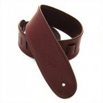 2.5 INCH ROLLED EDGE GARMENT STRAP MAROON/BROWN