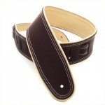 2.5 INCH ROLLED EDGE GARMENT STRAP SADDLE BROWN/