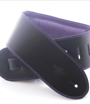 3.5 INCH PADDED GARMENT STRAP BLACK/PURPLE