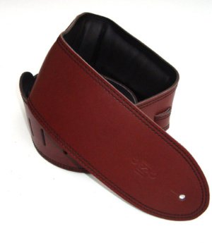 3.5 INCH PADDED GARMENT STRAP MAROON/BLACK