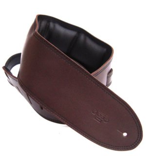 3.5 INCH PADDED GARMENT STRAP SADDLE BROWN/BLACK