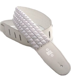 2.5 INCH PYRAMID STRAP WHITE