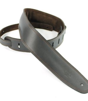 2.5 INCH PADDED SUEDE STRAP BLACK/BROWN