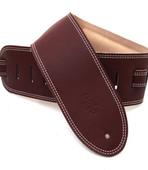 3.5 INCH PADDED SUEDE STRAP MAROON/BEIGE