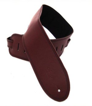 3.5 INCH PADDED SUEDE STRAP MAROON/BLACK