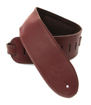 3.5 INCH PADDED SUEDE STRAP MAROON/BROWN