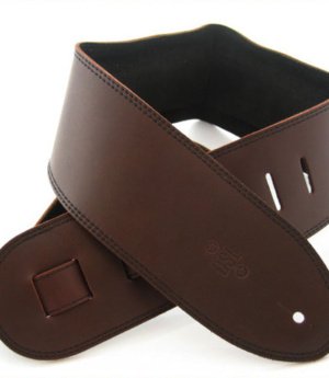 3.5 INCH PADDED SUEDE STRAP SADDLE BROWN/BLACK