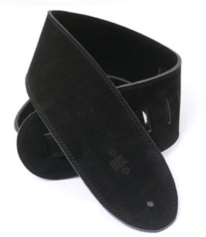 3.5 INCH TRIPLE SUEDE STRAP BLACK