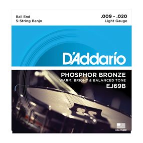 SET BANJO PHOSPHOR BRONZE LITE BALL