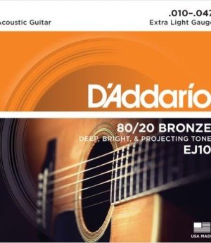 ACOUSTIC GTR STR SET 10/47 BR X/LGT