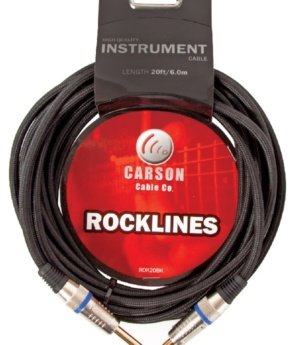 020 FT GTR CABLE BRAIDED BLACK STRAIGHT JACKS 6