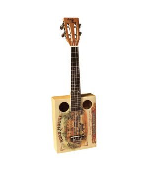 Eddy Finn Concert Uke - Spruce Cigar Box Uke