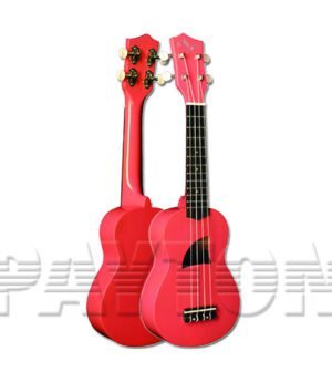 Eddy Finn Soprano Uke - Basswood 3S Pink
