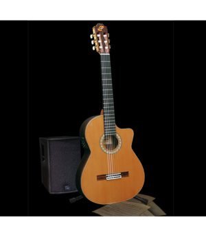 Admira Soledad-ECF Classical Nylon Guitar with Solid Cedar Top with Pickup and Cutaway (4/4 size)