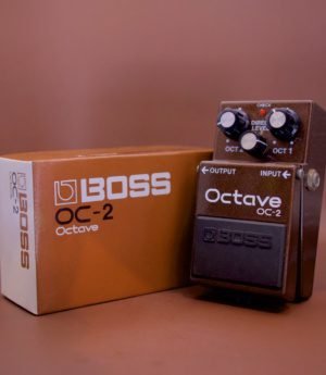 BOSS OC-2 Octave Pedal Analog Made in Taiwan Black Plate Guitar Effects Pedal Original Box (Pre-Loved)