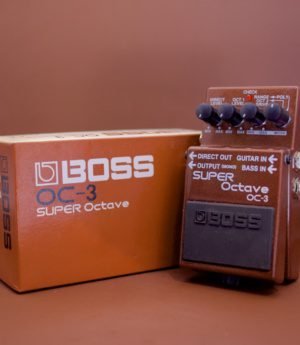BOSS OC-3 Super Octave Pedal Analog Made in Taiwan Dark Grey Plate Guitar Effects Pedal Original Box (Pre-Loved)