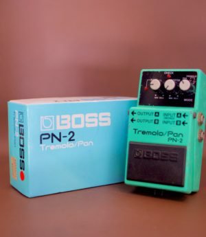 BOSS PN-2 Panning Tremolo Effect Pedal Made in Taiwan Silver Plate (Pre-Loved)