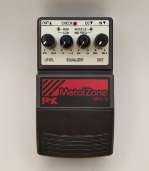 PSK MTE-5 Metal Zone Distortion Guitar Effect Stomp Box Includes Box (Pre-Loved)
