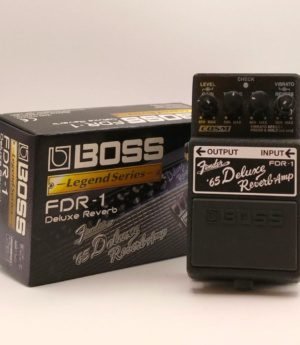 BOSS FDR-1 Fender Deluxe Reverb Plate Amp Simulator Guitar Effect Stomp Box Includes Box (Pre-Loved)