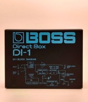 BOSS DI-1 Direct Injection Box Japan Blue Plate DI Box Guitar Effect Stomp Box Includes Box (Pre-Loved)