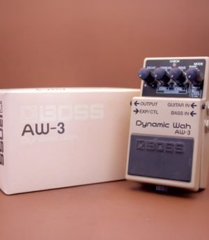 BOSS AW-3 Dynamic Wah Taiwan Grey Black Plate Wah Guitar Effect Stomp Box (Pre-Loved)