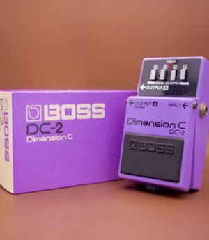BOSS DC-2 Dimension C Taiwan Green Plate Chorus Guitar Effect Stomp Box Includes Box (Pre-Loved)