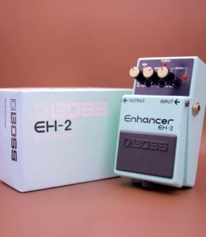 BOSS EH-2 Enhancer Taiwan Silver Plate Enhancer Guitar Effect Stomp Box Includes Box (Pre-Loved)