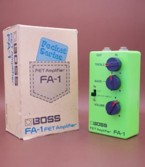 BOSS FA-1 FET Amplifier Japan Pocket Series Preamp Booster Guitar Effect Stomp Box Includes Box (Pre-Loved)