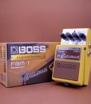 BOSS FBM-1 Fender Bassman Preamp Taiwan Dark Grey Plate Amp Simulator Guitar Effect Stomp Box Includes Box (Pre-Loved)