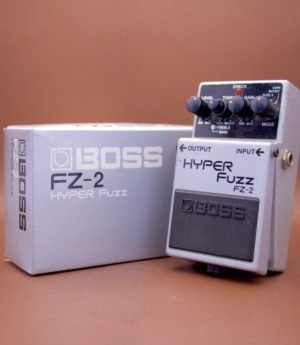 BOSS FZ-2 Hyper Fuzz Taiwan Silver Plate Fuzz Guitar Effect Stomp Box (Pre-Loved)