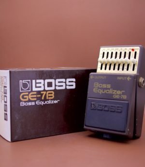BOSS GE-7B Bass Equalizer Japan Black Plate Equalizer Guitar Effect Stomp Box Includes Box (Pre-Loved)
