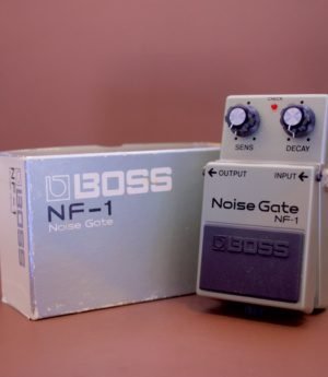 BOSS NF-1 Noise Filter Japan Black Plate Noise Gate Guitar Effect Stomp Box Includes Box (Pre-Loved)
