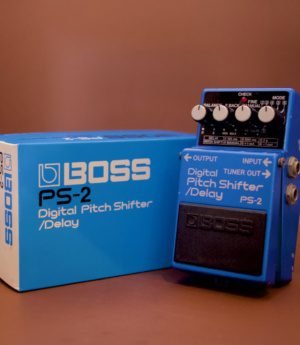BOSS PS-2 Pitch Shifter Delay Japan Blue Plate Pitch Delay Guitar Effect Stomp Box Includes Box (Pre-Loved)