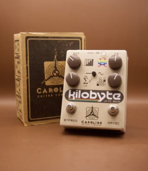 Caroline Kilobyte Lo Fi Delay Delay Guitar Effect Stomp Box Includes Box (Pre-Loved)