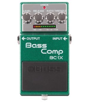 BOSS BC-1X Bass Compressor Taiwan Black Compressor Guitar Effect Stomp Box Includes Box (Pre-Loved)