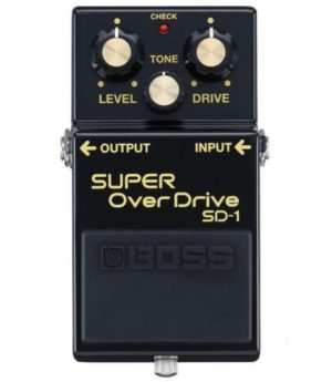 BOSS SD-1 4A 40th Anniversary Super Overdrive Malaysia Black Overdrive Guitar Effect Stomp Box Includes Box (Pre-Loved)