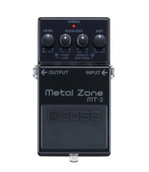 BOSS MT-2 3A 30th Anniversary Metal Zone Malaysia Black Distortion Guitar Effect Stomp Box Includes Box (Pre-Loved)