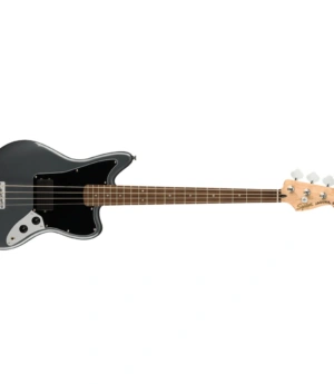 Fender Squier Affinity Series Jaguar H Bass Guitar Charcoal Frost Metallic