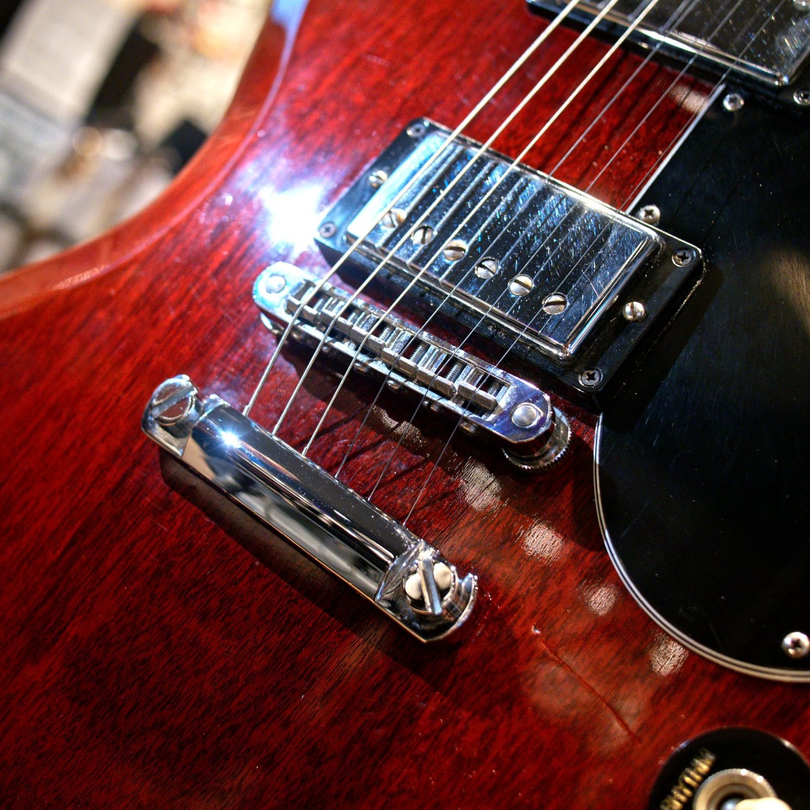 Pre-Loved Gibson SG Standard '61 Reissue – Heritage Cherry (2013) w/ Hard Case - Image 6