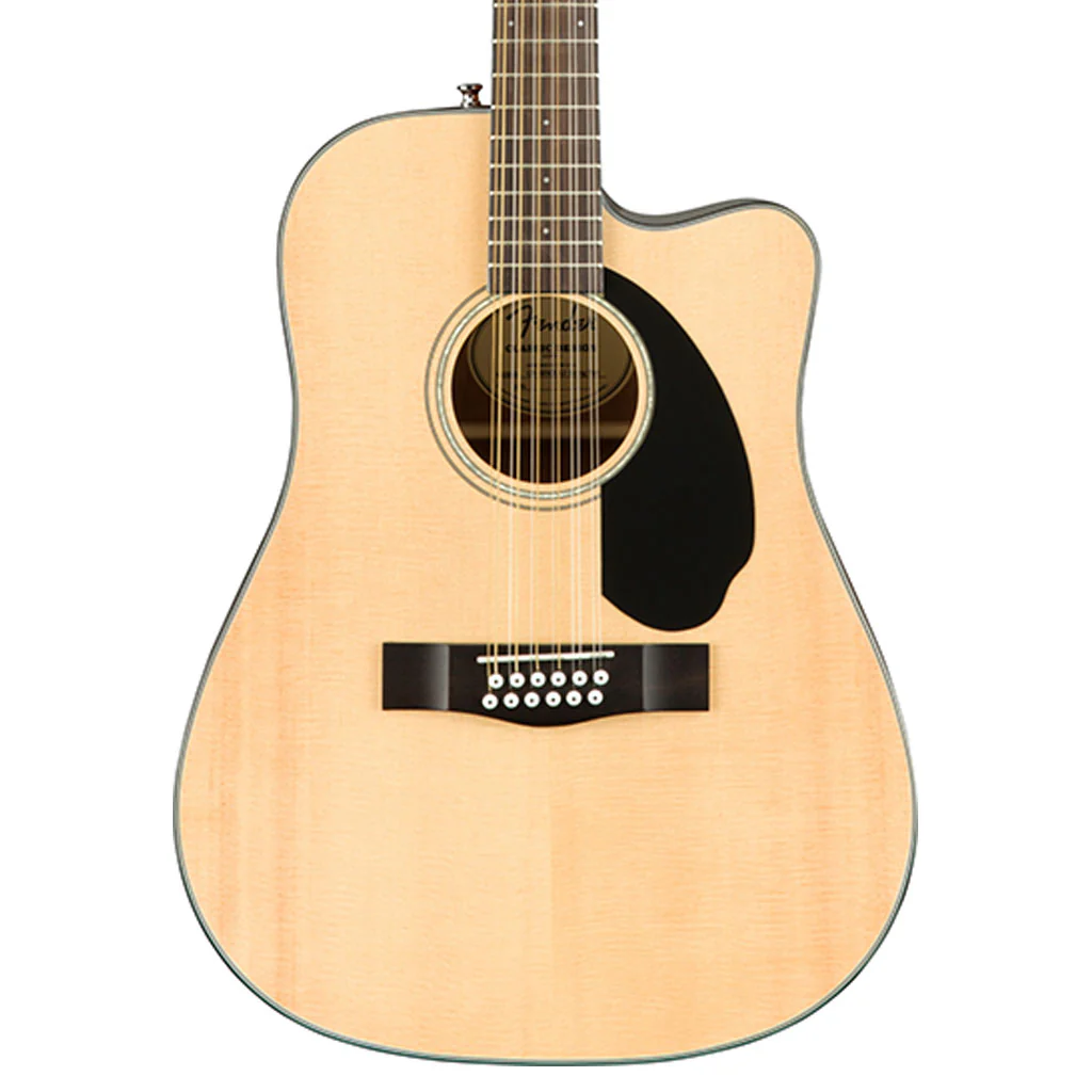 Fender - CD-60SCE Dreadnought 12-string, Walnut Fingerboard - Natural - Image 5