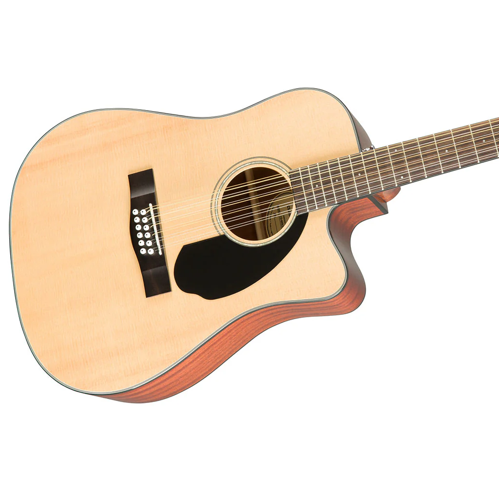 Fender - CD-60SCE Dreadnought 12-string, Walnut Fingerboard - Natural - Image 4