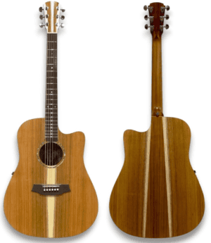 Cole Clark Fat Lady 1 Studio FL1EC-BLBL All Blackwood Acoustic Guitar W/ Cutaway and Pickup
