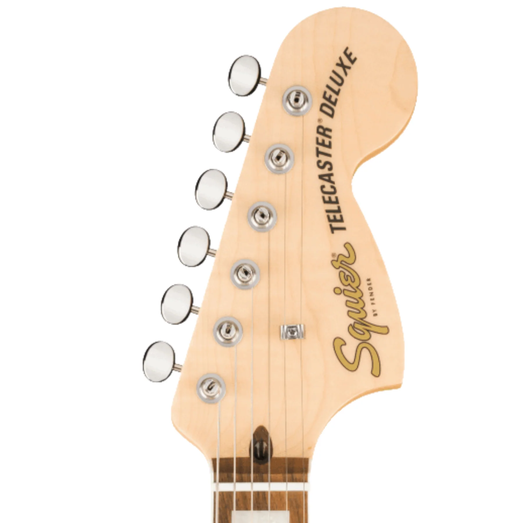 Squier Paranormal Troublemaker Telecaster Deluxe Electric Guitar - Black W/ Bigsby - Image 5