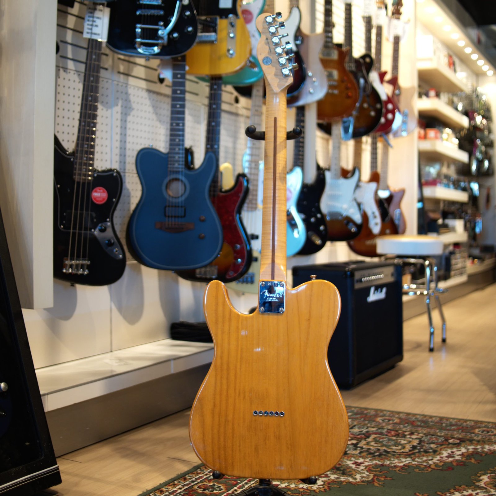 Fender Select Series Telecaster Carved Maple Top - Amber - Image 2